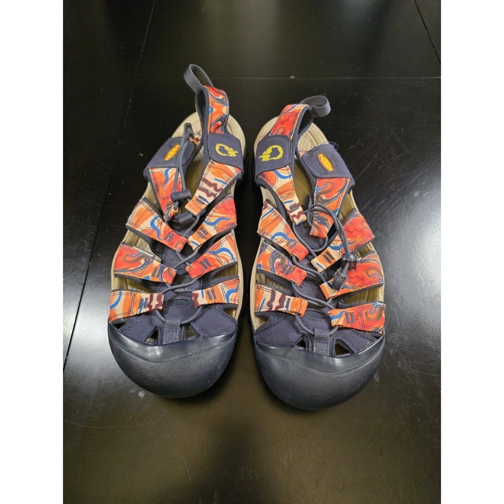 KEEN‎ x Outdoor Afro Newport H2 Sandals Men's 13 Blue Orange Swirl 1026348 Rare